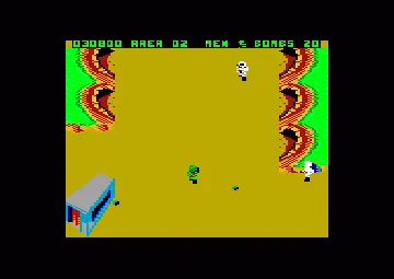 Commando - Space Invasion (UK) (1985) screen shot game playing